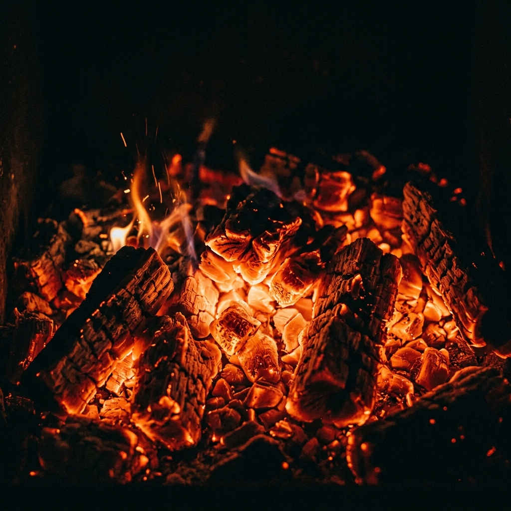 Glowing Embers Background